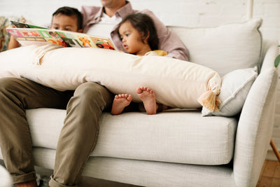 Cosset Pregnancy Pillow Sand Chambray