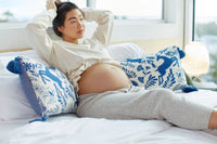 Cosset Pregnancy Pillow Blue Woodland