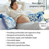 Cosset Pregnancy Pillow Blue Woodland